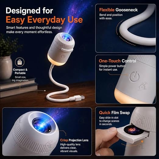 CosmoWave USB Galaxy Projector